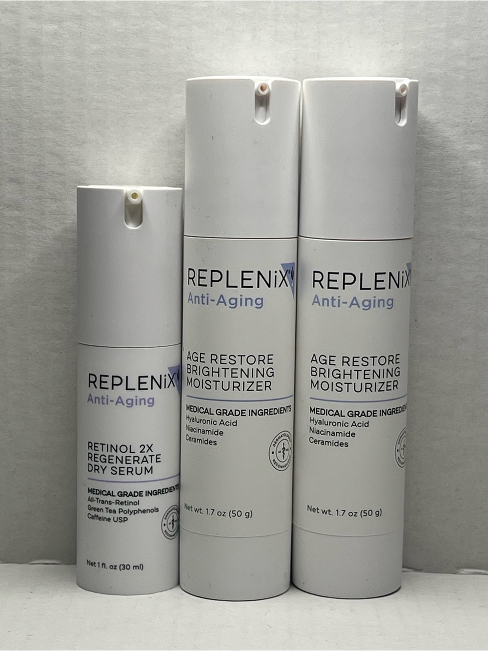 Anti-Aging White Brightening Moisturizer & Serum Set